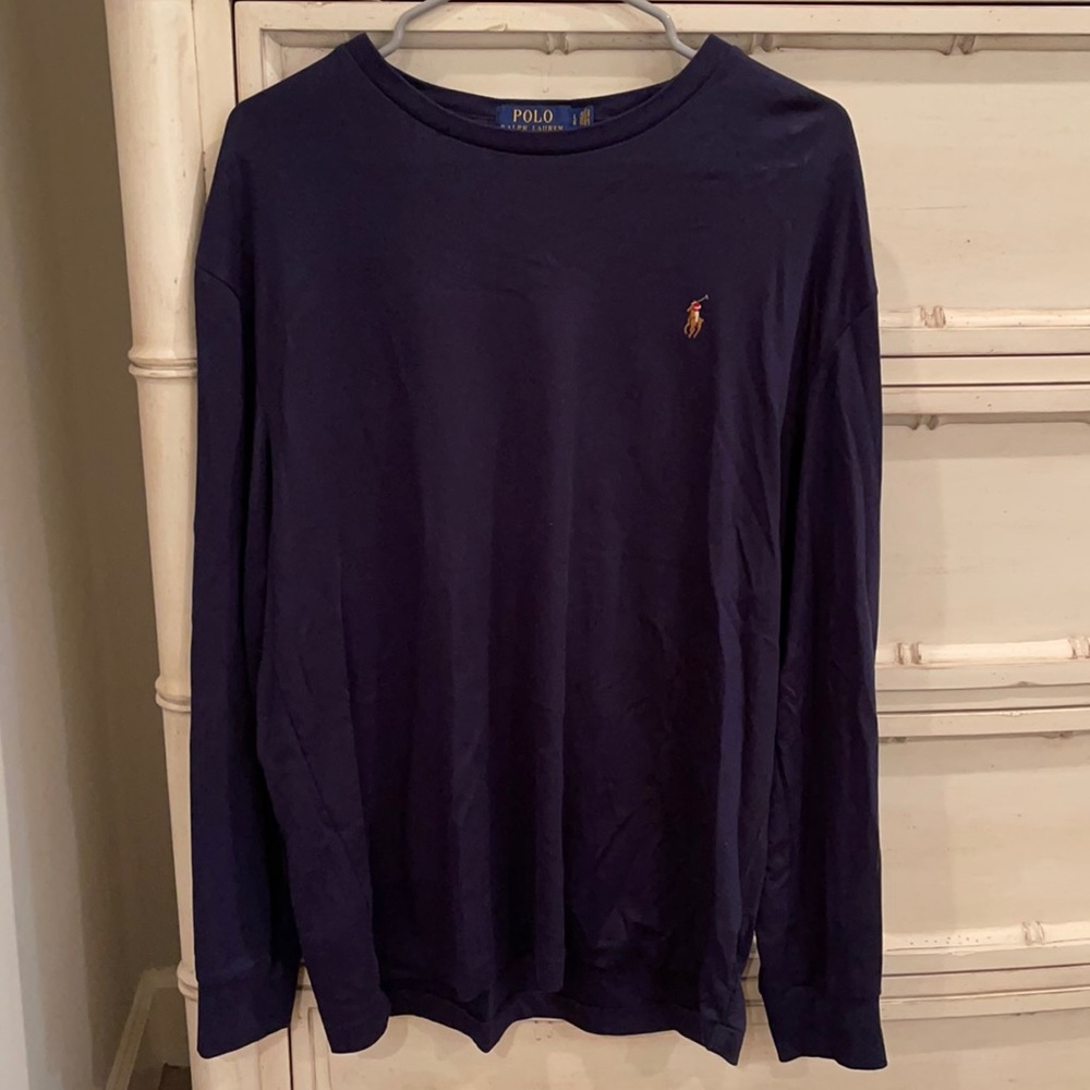 Polo Ralph Lauren long sleeve blue Size large
